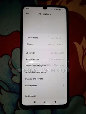 Xiaomi Redmi 13C 256 GB Blue