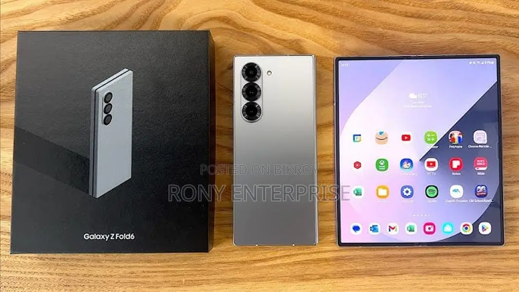 Samsung Galaxy Z Fold 6 (12/256)SILVER NTACT (Brand New)