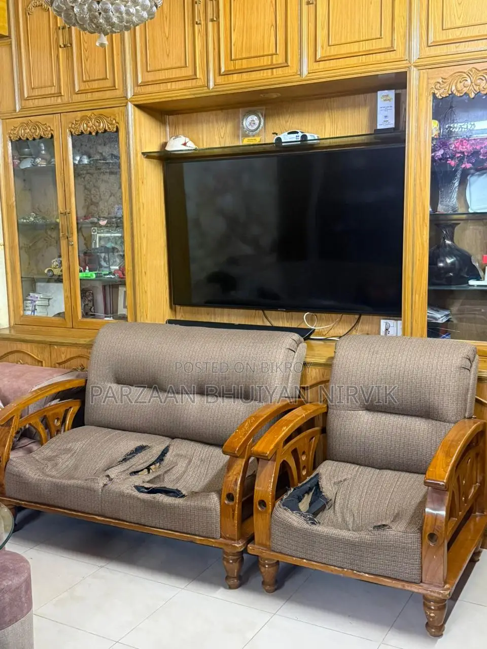 Teak Wood Sofa