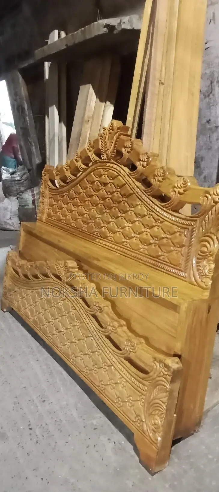 Limited Offer! Durable Wooden Bed at Low Price, 🏭 Factory Price