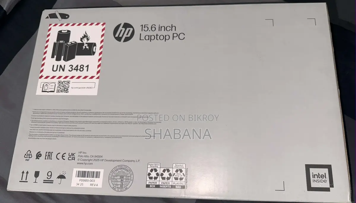 hp 15.6 inch Laptop Pc