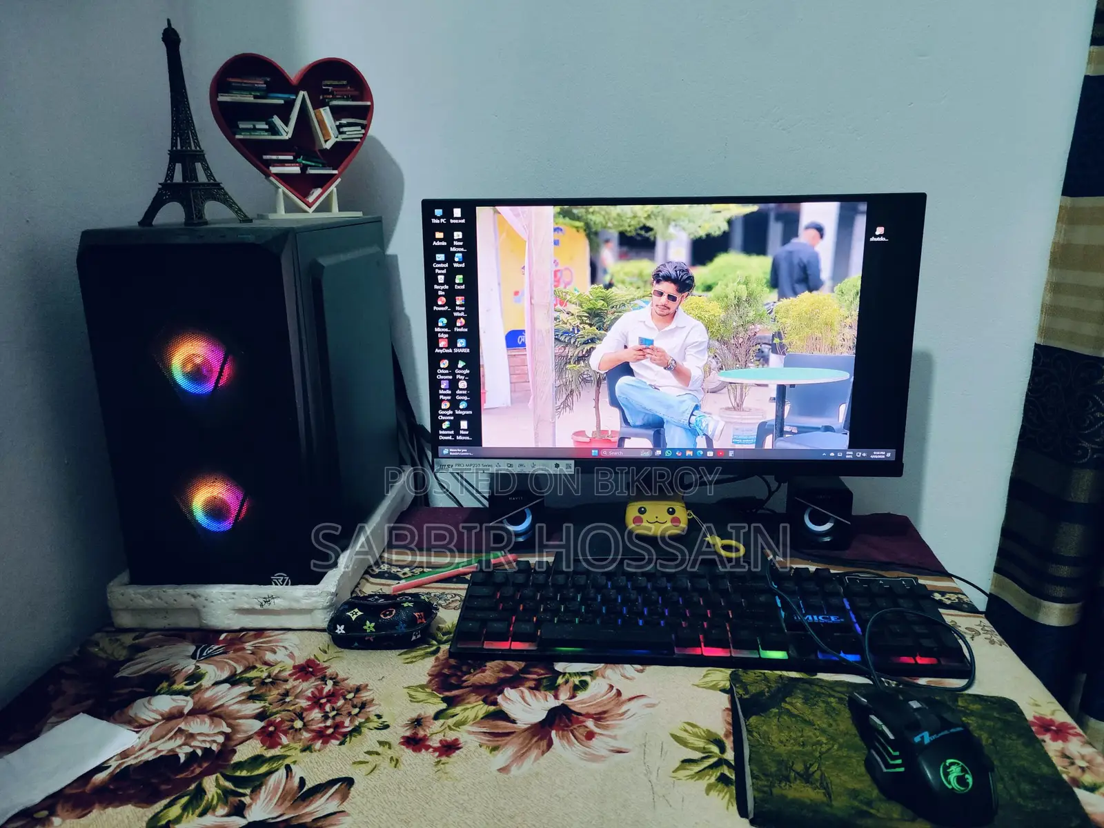 Amd ryzen 5 5600 g processor buildup pc sell hobe