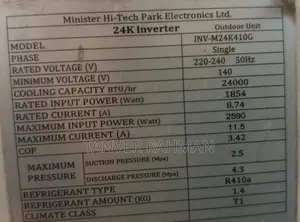 2 Ton Minister AC for Sale