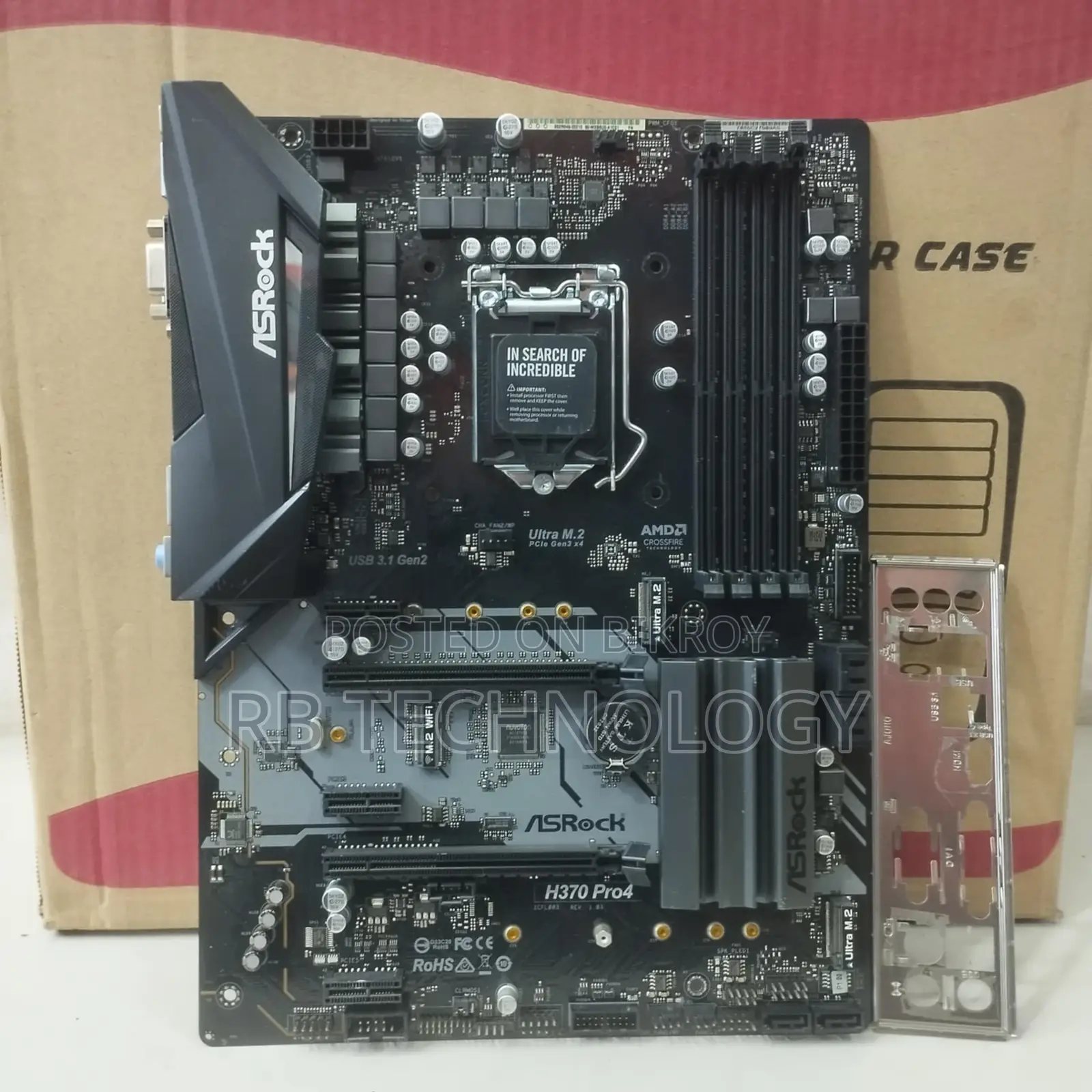 ASRock H370 Pro4 Motherboard 9th & 8th Gen