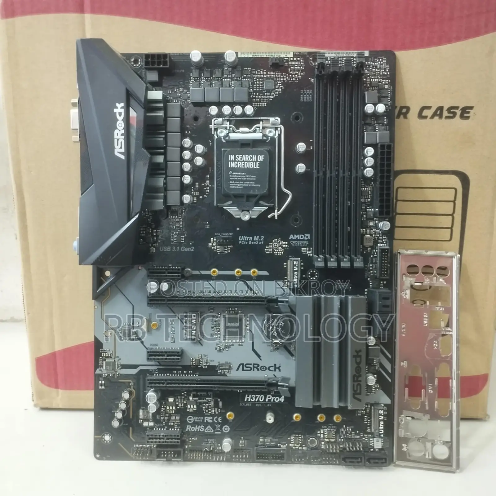 ASRock H370 Pro4 Motherboard 9th & 8th Gen