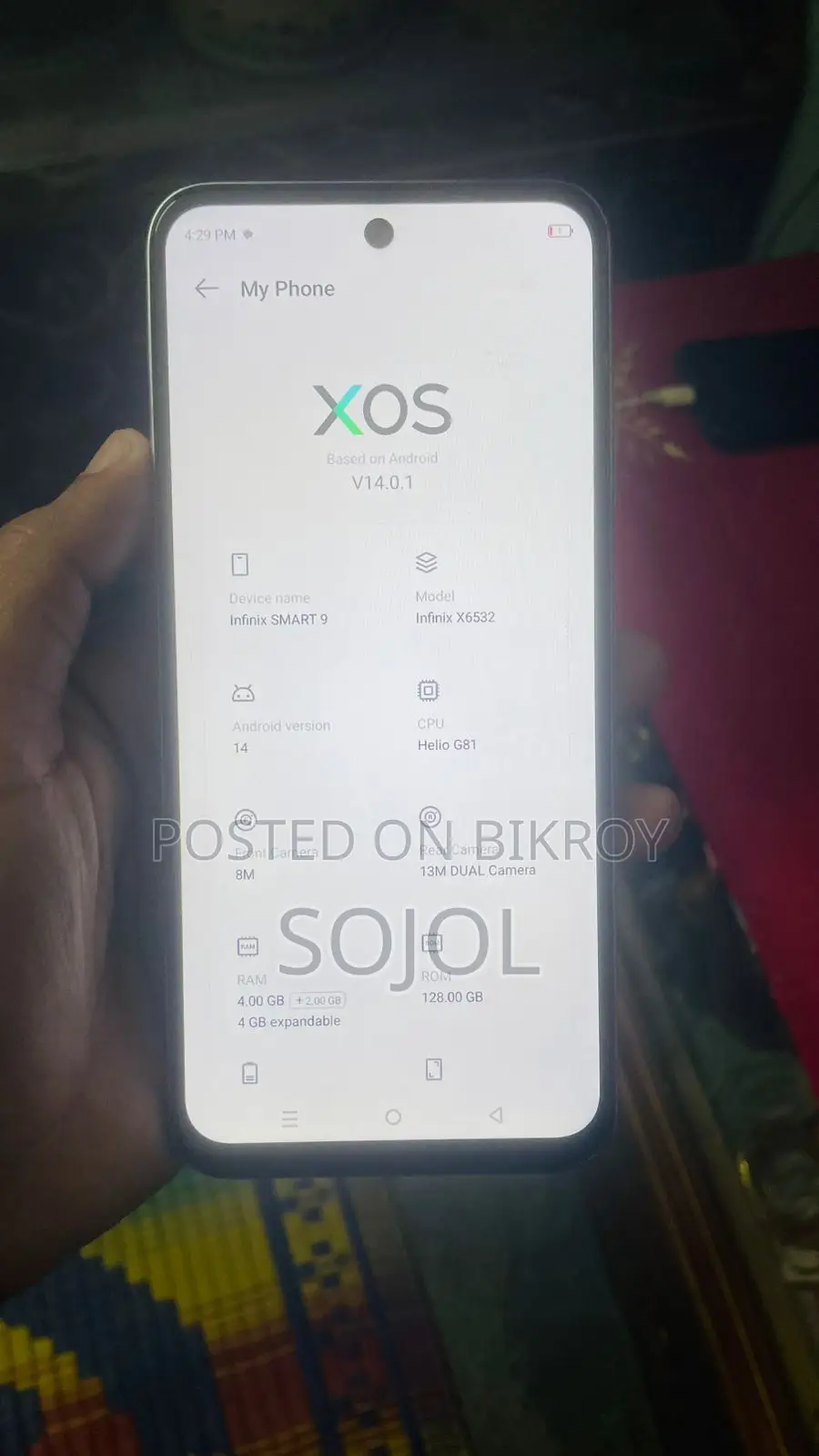 Infinix Smart 9 4/128 (Used)