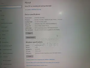 Desktop with fresh Windows