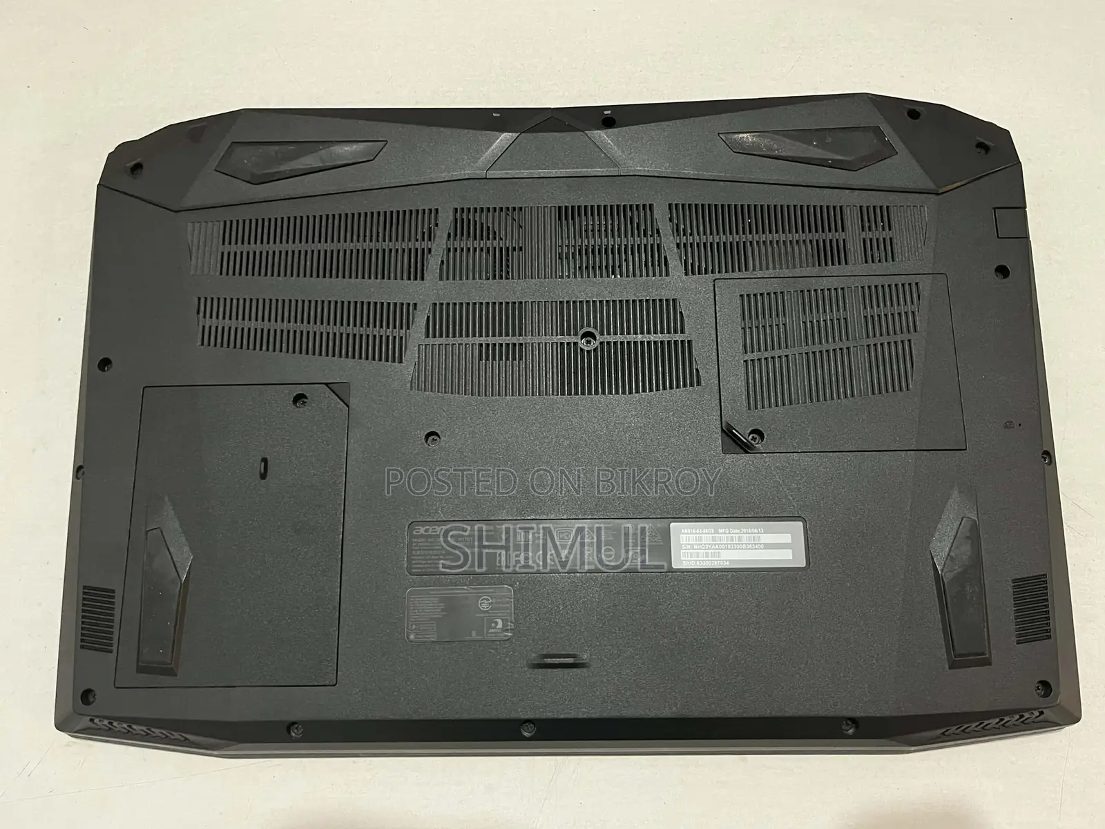 ACER Nitro AN515-53 1050ti গেমিং ল্যাপটপ