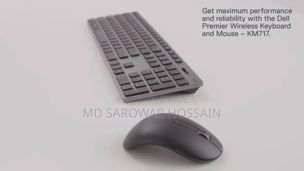 DELL KM717 প্রিমিয়ার ওয়্যারলেস কিবোর্ড এবং মাউস