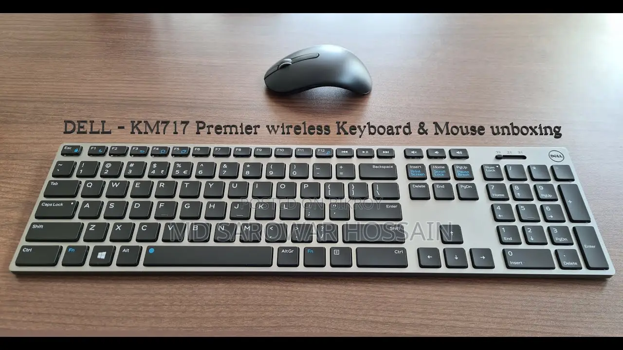 DELL KM717 প্রিমিয়ার ওয়্যারলেস কিবোর্ড এবং মাউস