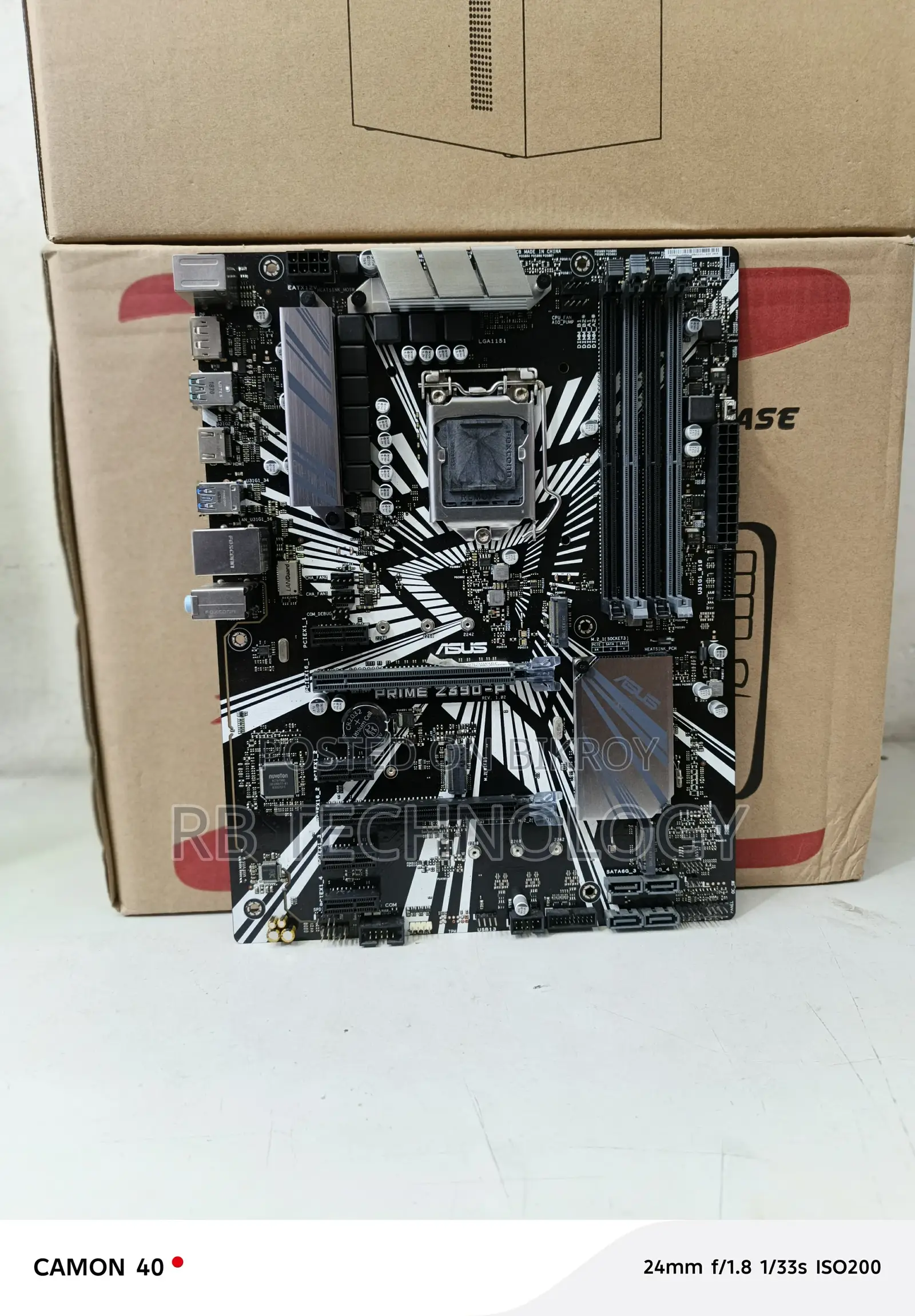 Asus Z390-P Prime Motherboard 9th & 8th Gen
