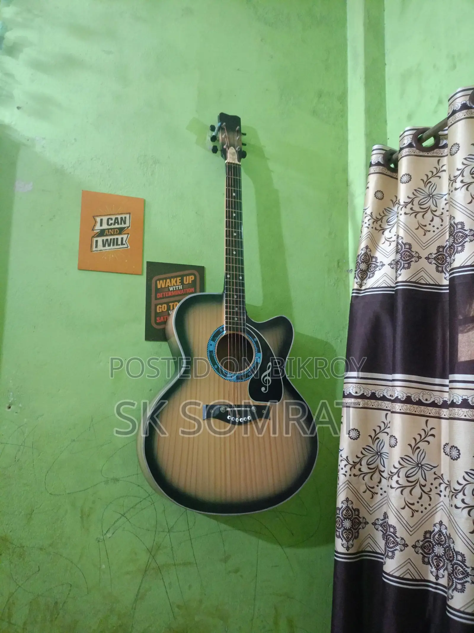 Customized Butterfly Guitar