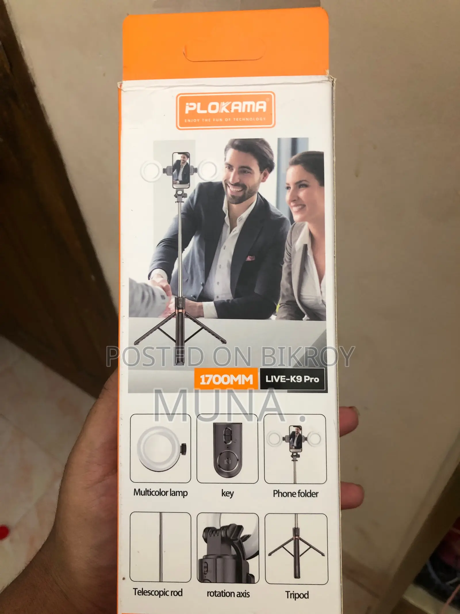 K9 Pro Pocket Ringlight Tripod