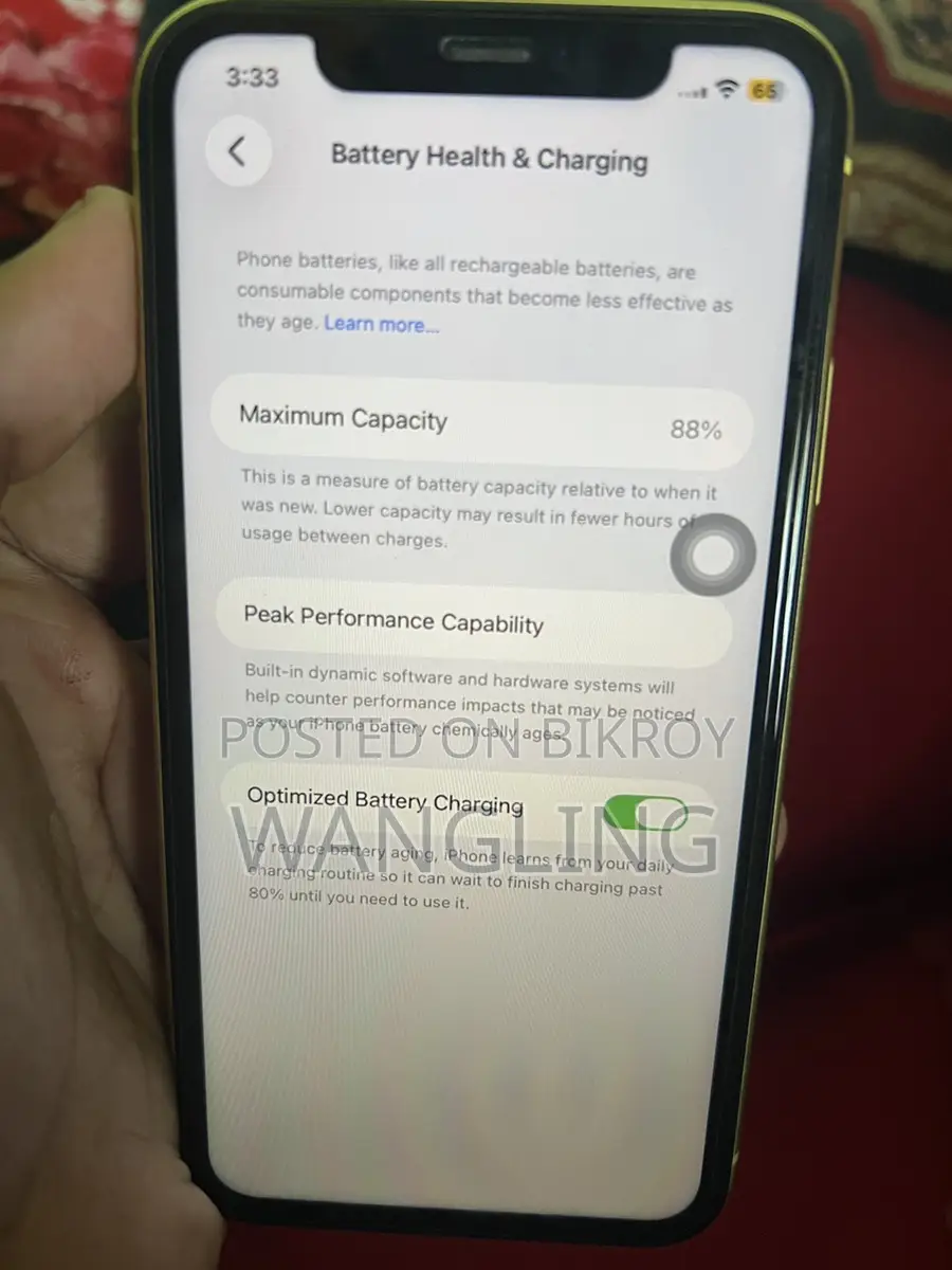 Apple iPhone 11 128 GB Yellow