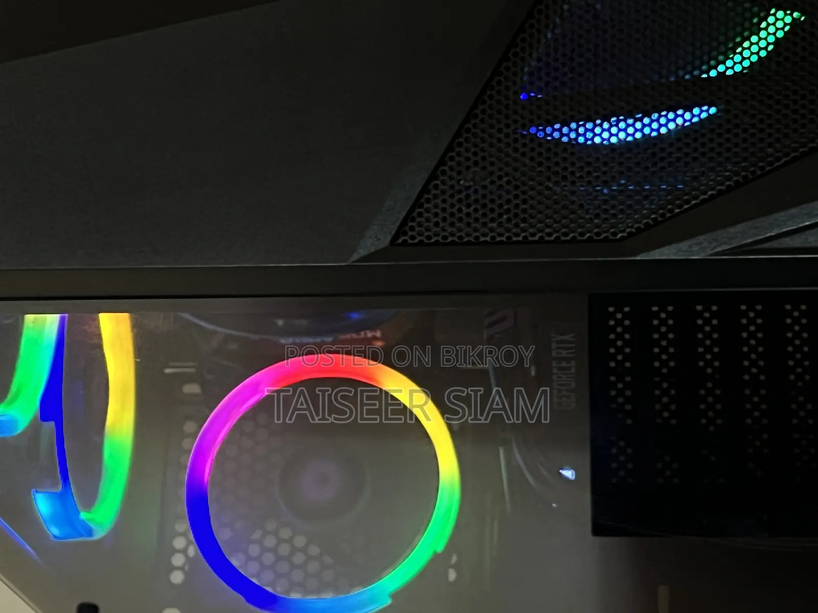 Gaming PC Full Setup (RTX 3060 Ti) + 24” HP Monitor