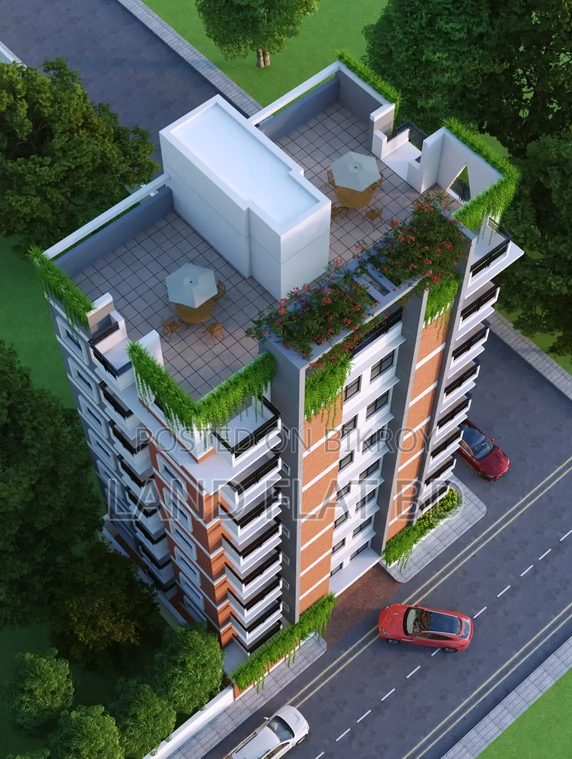 North-East Corner Plot @ Chondrima Housing, 1050 Sq Ft Flat for Sale