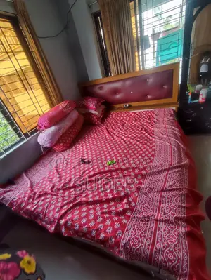 Sturdy Wooden Bed for Sale