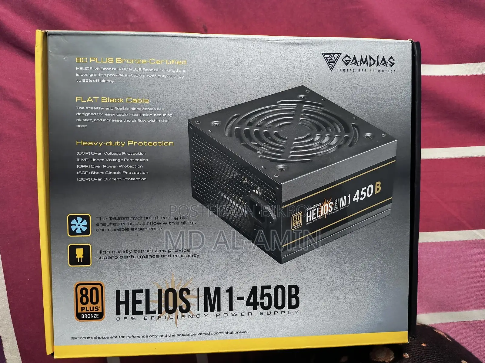 Power Supply 450w Helios M1 - 450b | 80+ Bronze
