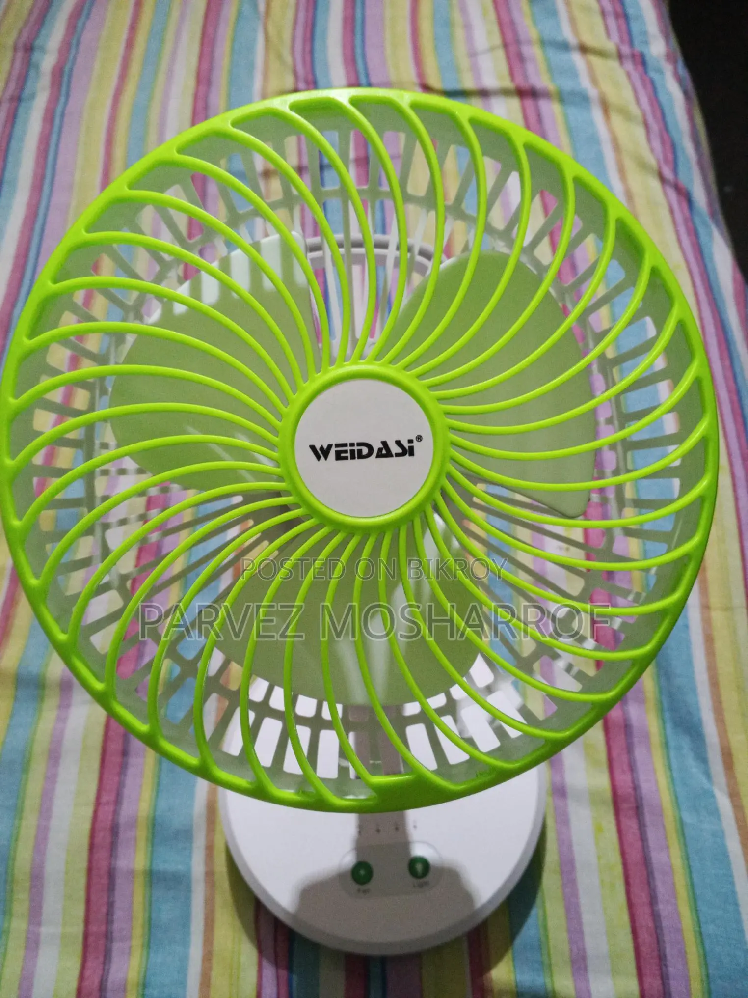 Rechargeable Fan