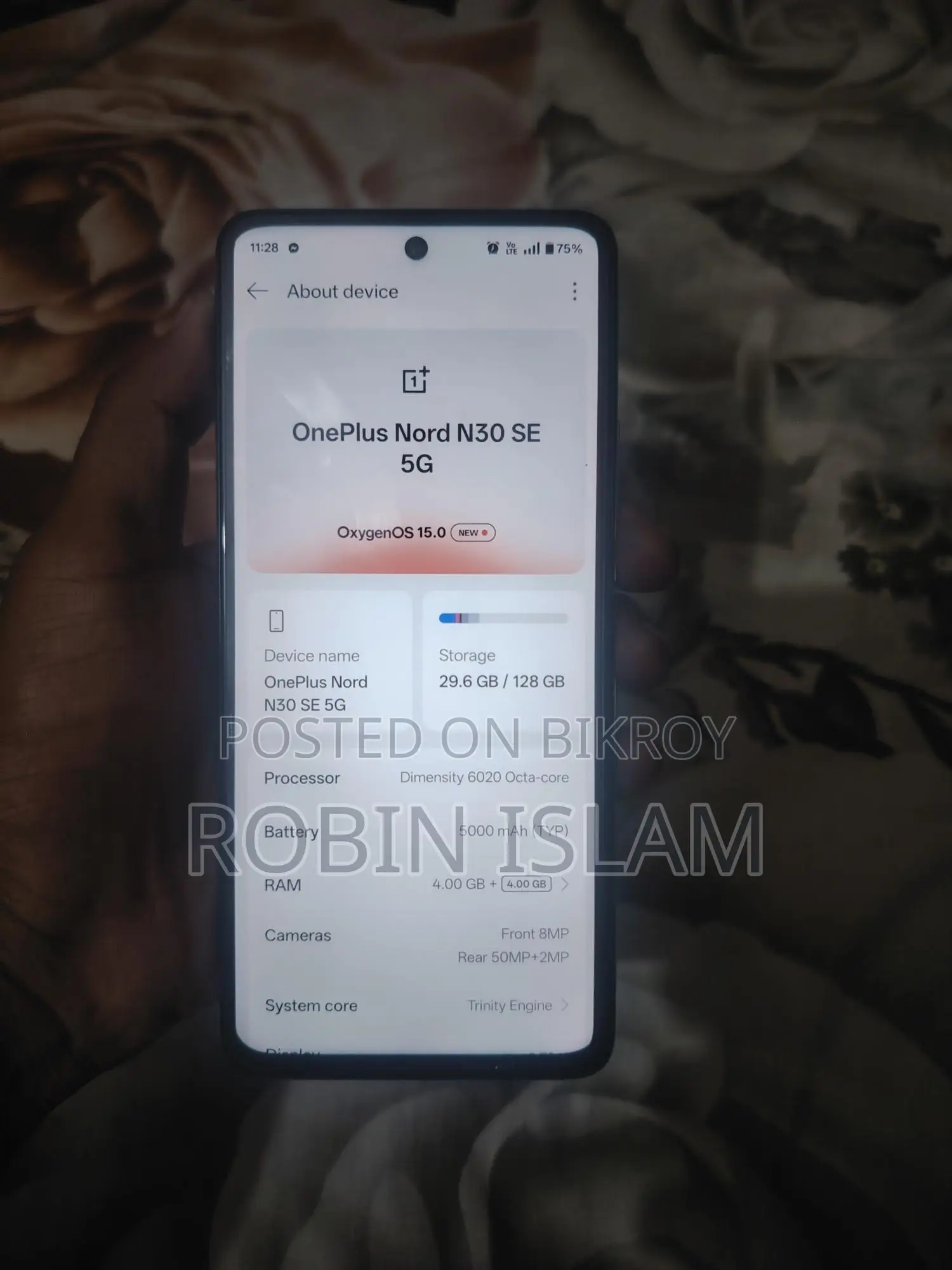 OnePlus Nord N30 SE 5G 4+4/128 (Used)