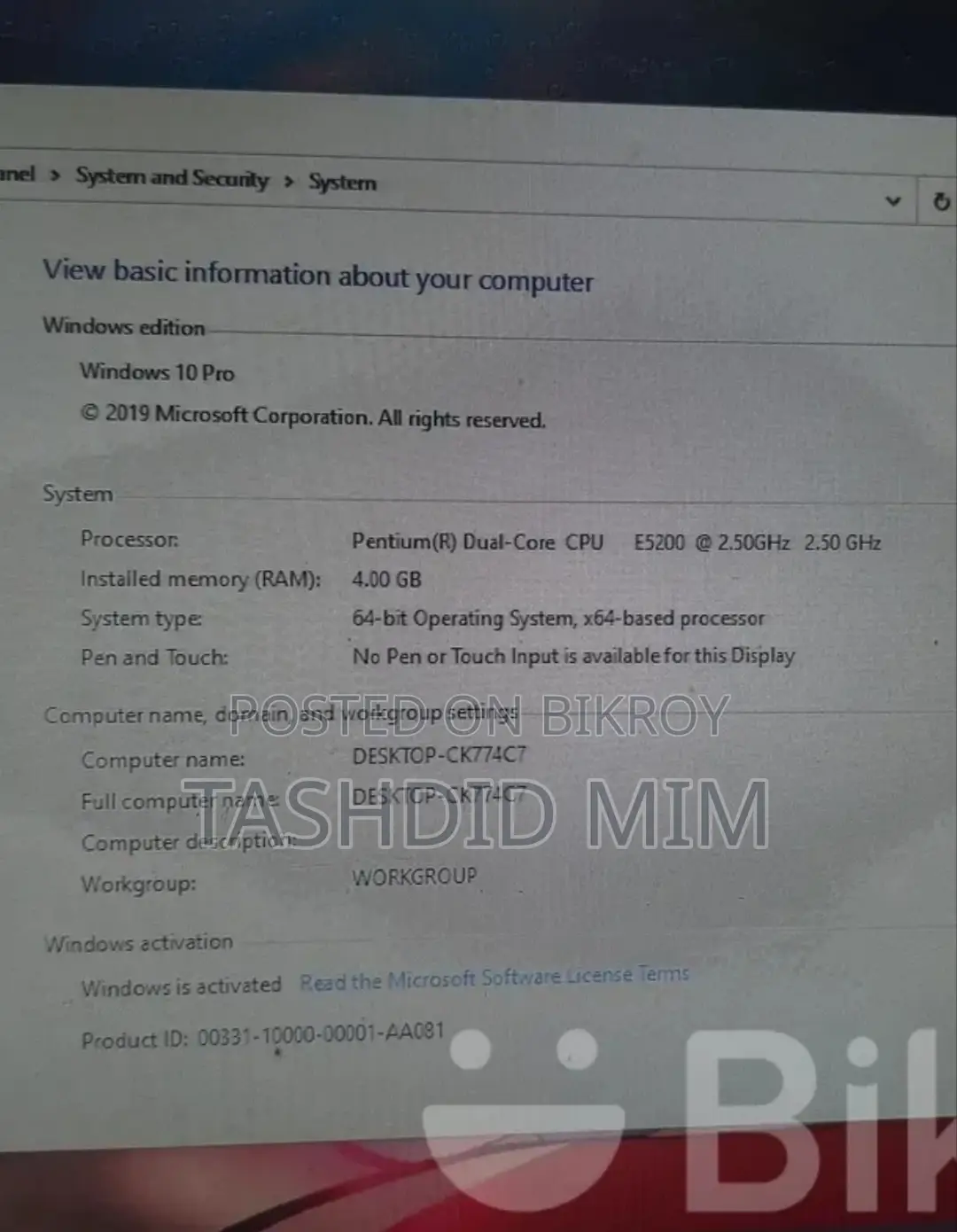 Pc For Sell