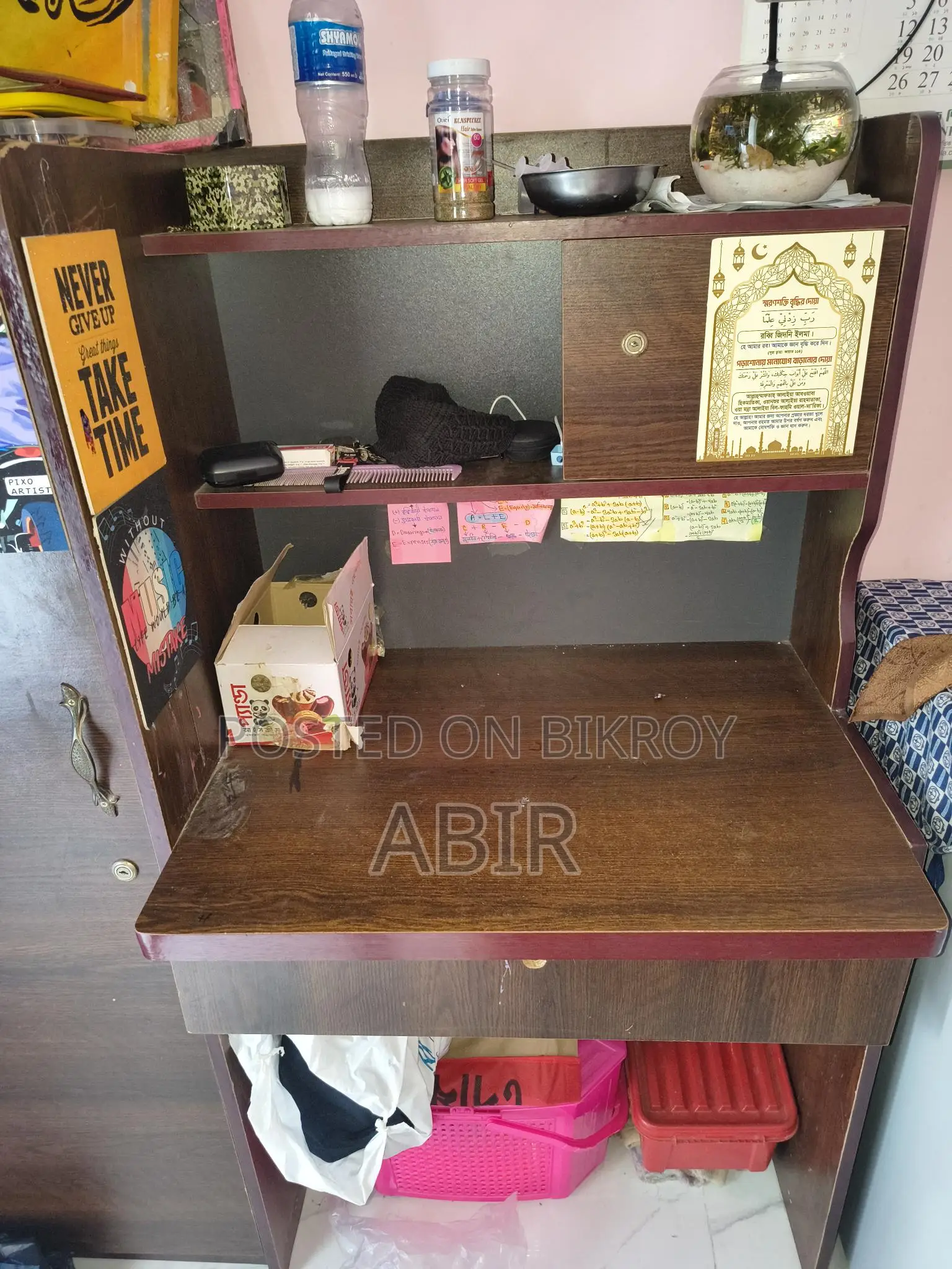 Study Table + Storage for Clothes