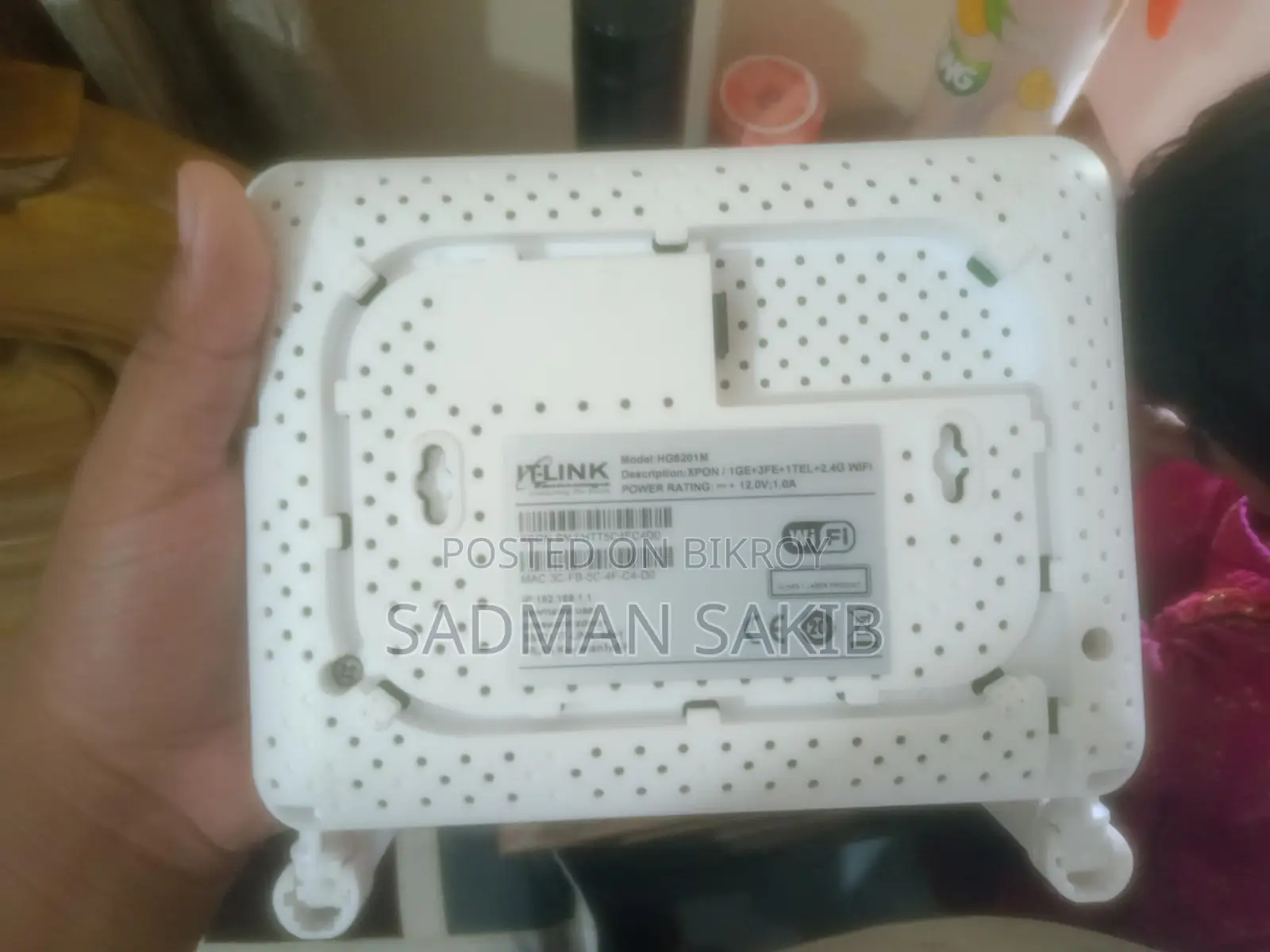 It-link Hg6201m (ONU + Router)