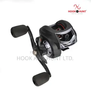AC200 Water Drop Drum Fishing Reel Black Brown