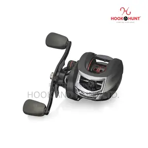 AC200 Water Drop Drum Fishing Reel Black Brown