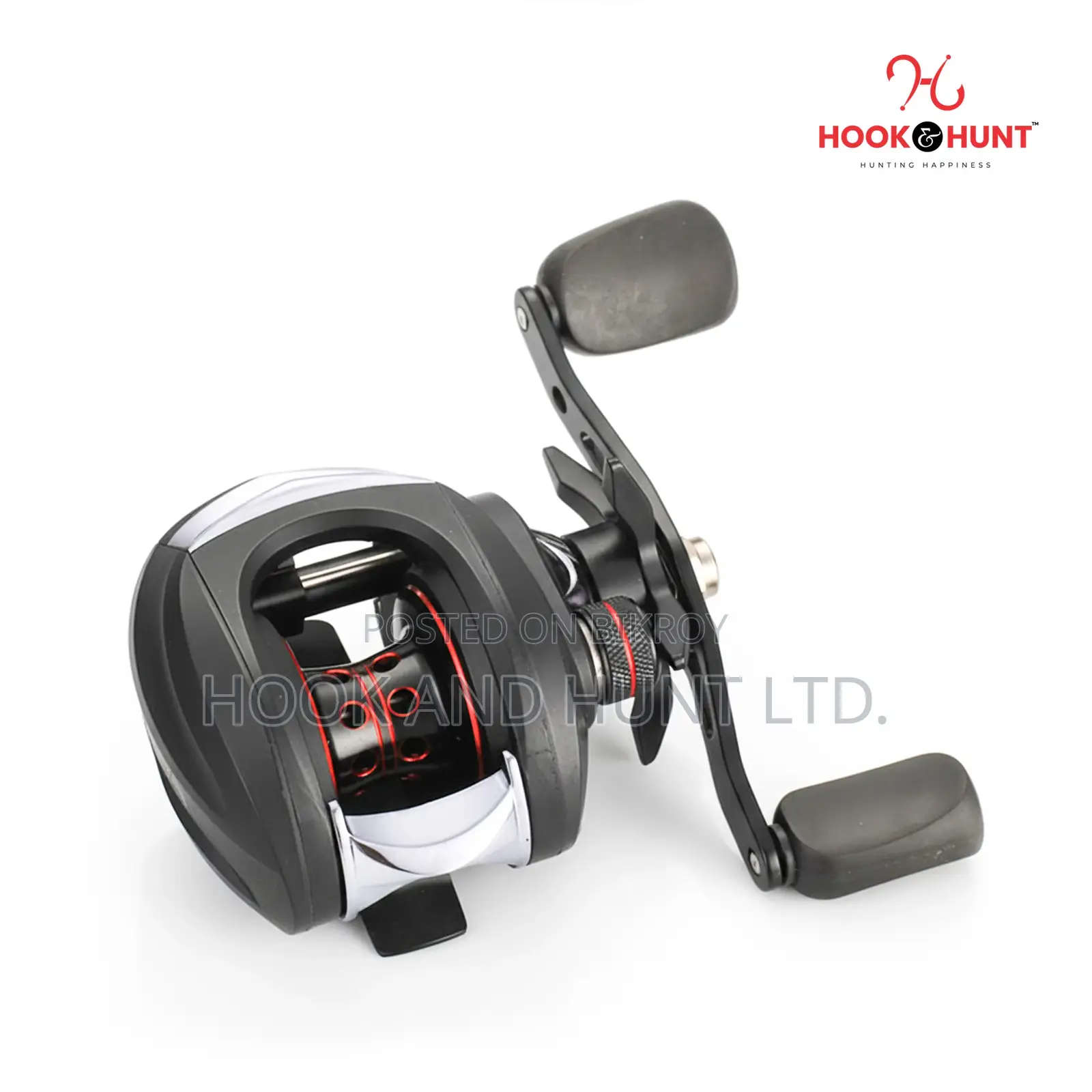 AC200 Water Drop Drum Fishing Reel Black Brown