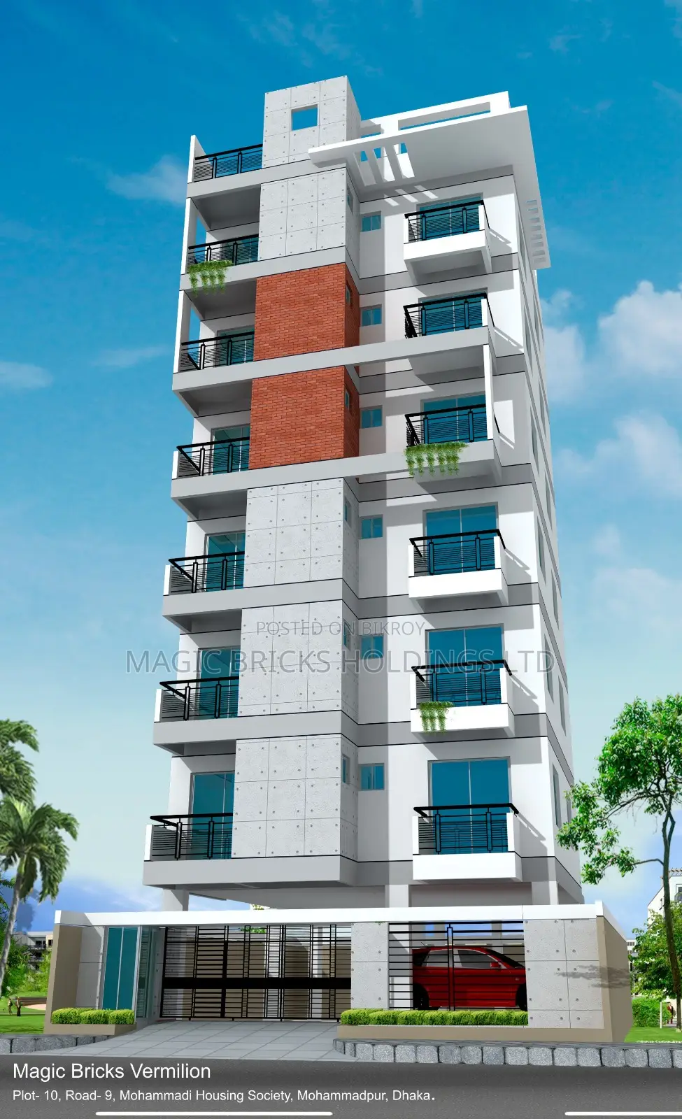 ১৩৬০ Sft with Interior ফ্ল্যাট বিক্রয় at মোহাম্মদীয়া হাউজিং সোসাইটি