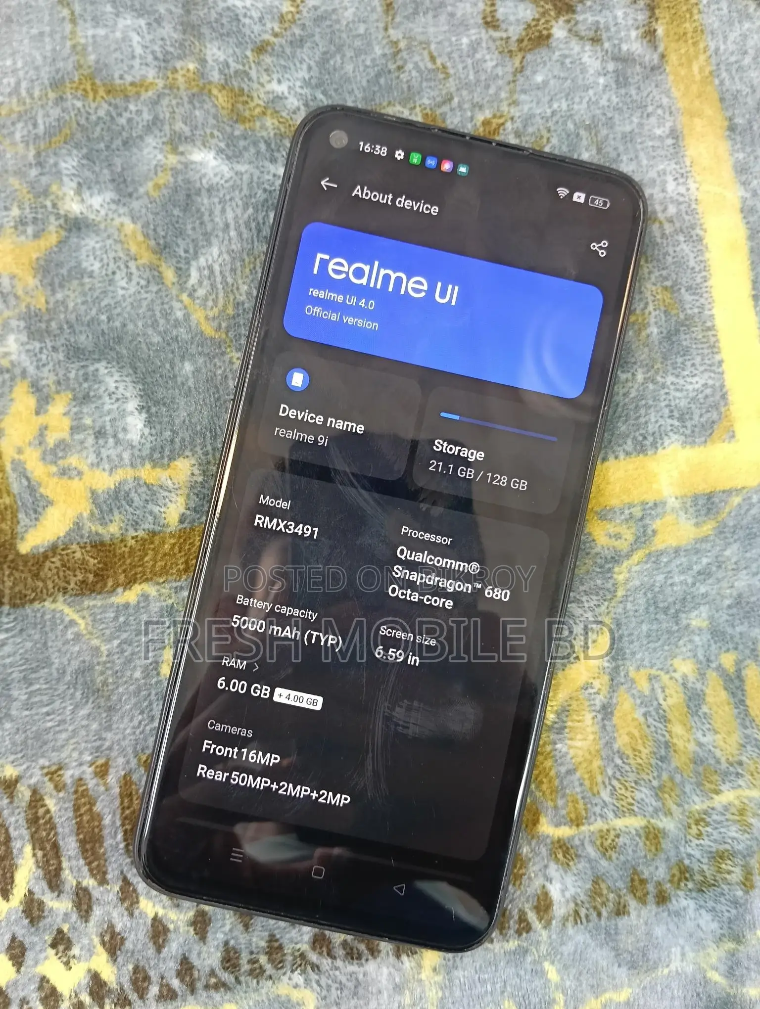 Realme 9i 128 GB Black