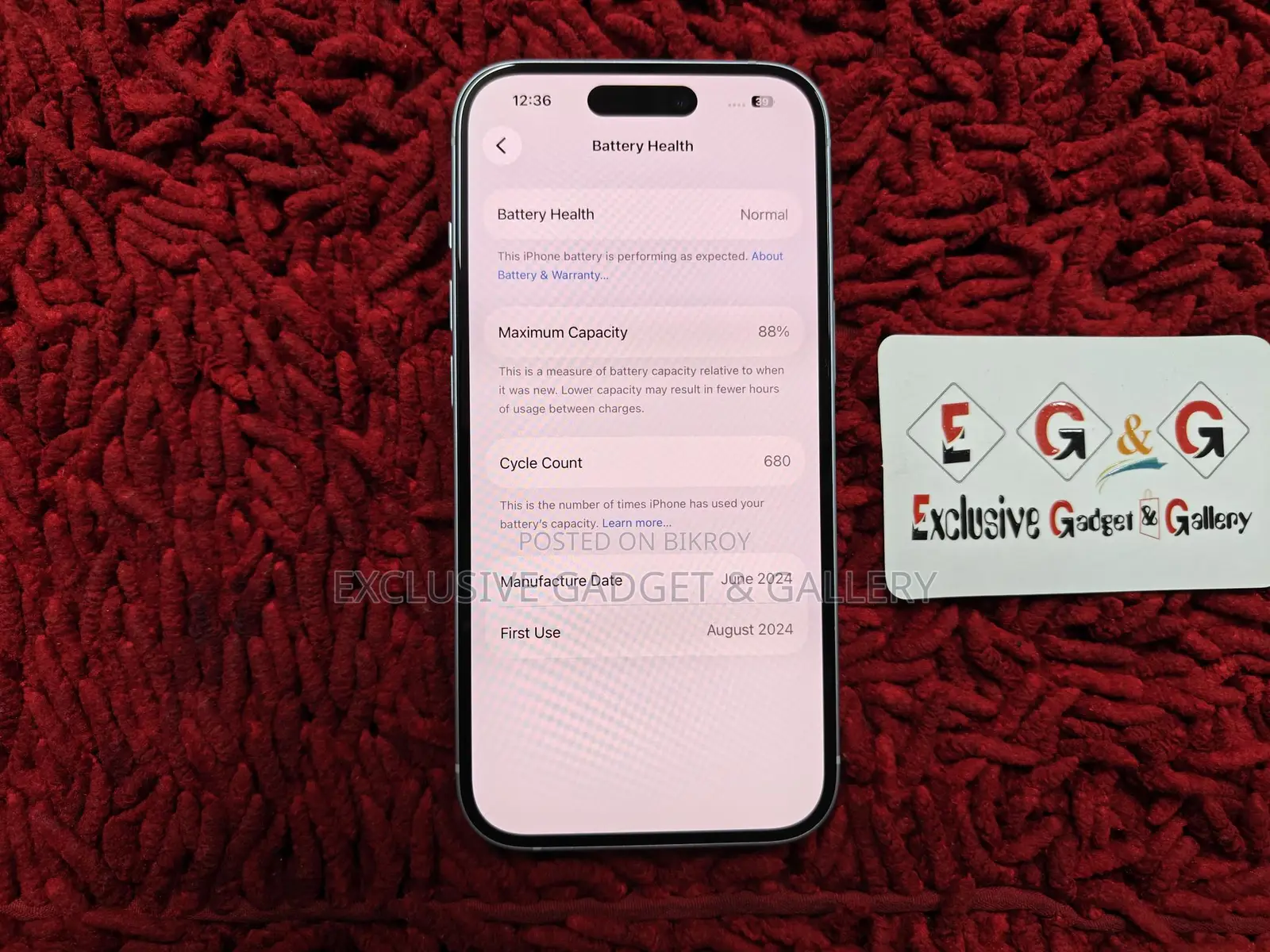 Apple iPhone 15 128GB BH88%💦LikeNew (Used)