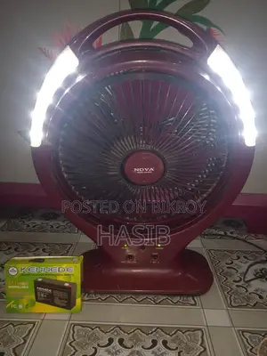 নোভা ফ্রেশ ৫ ঘন্টা বেকাপ চার্জফ্যান বড় নতুন কেনেডি ব্যাটারি বিক্রি হবে