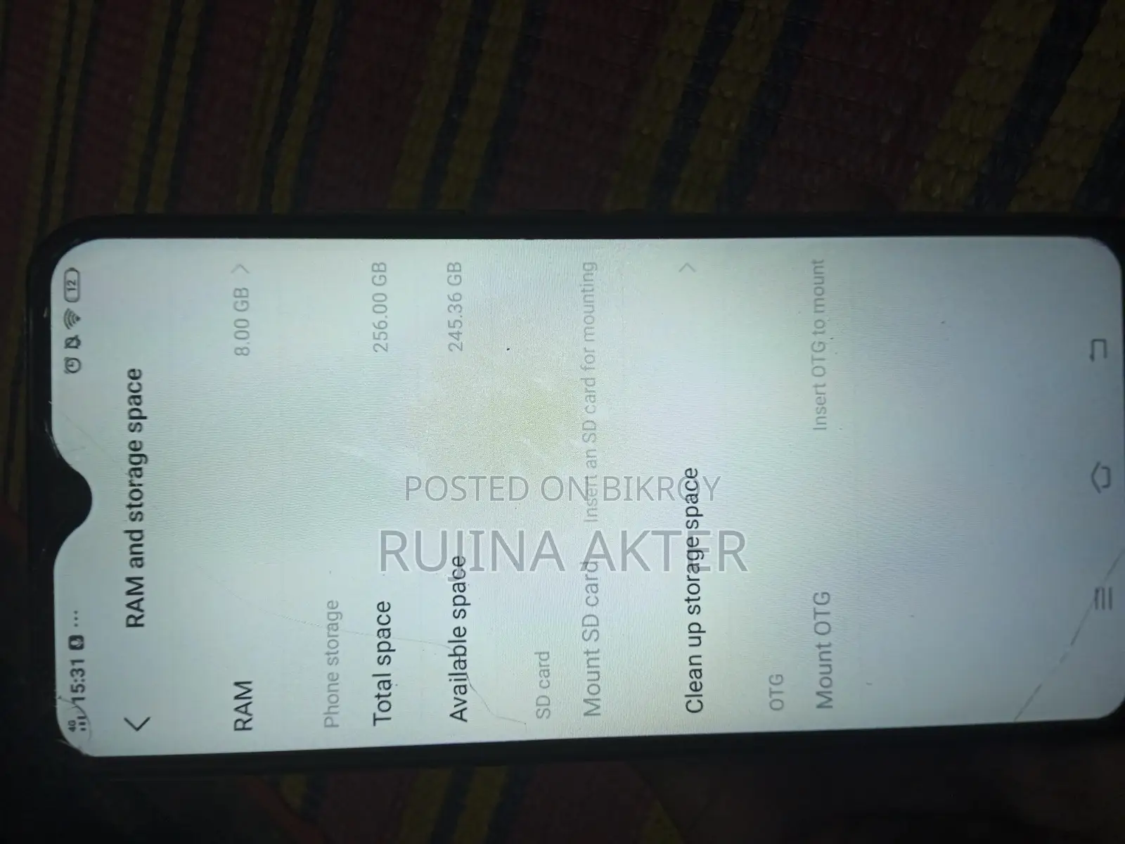 Vivo Y17 8/256 (Used)