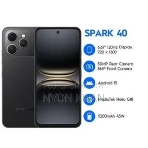 Tecno Spark 40 128 GB Black