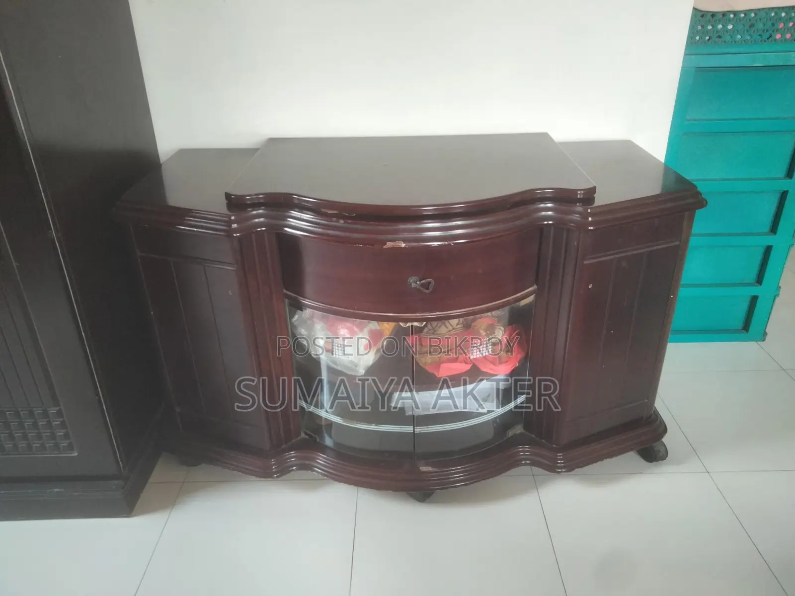 Rattan Sofa and TV Cabinet