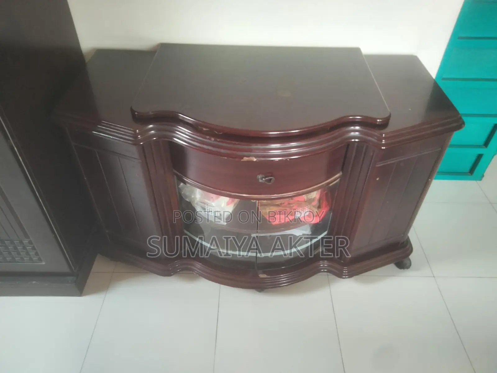 Rattan Sofa and TV Cabinet