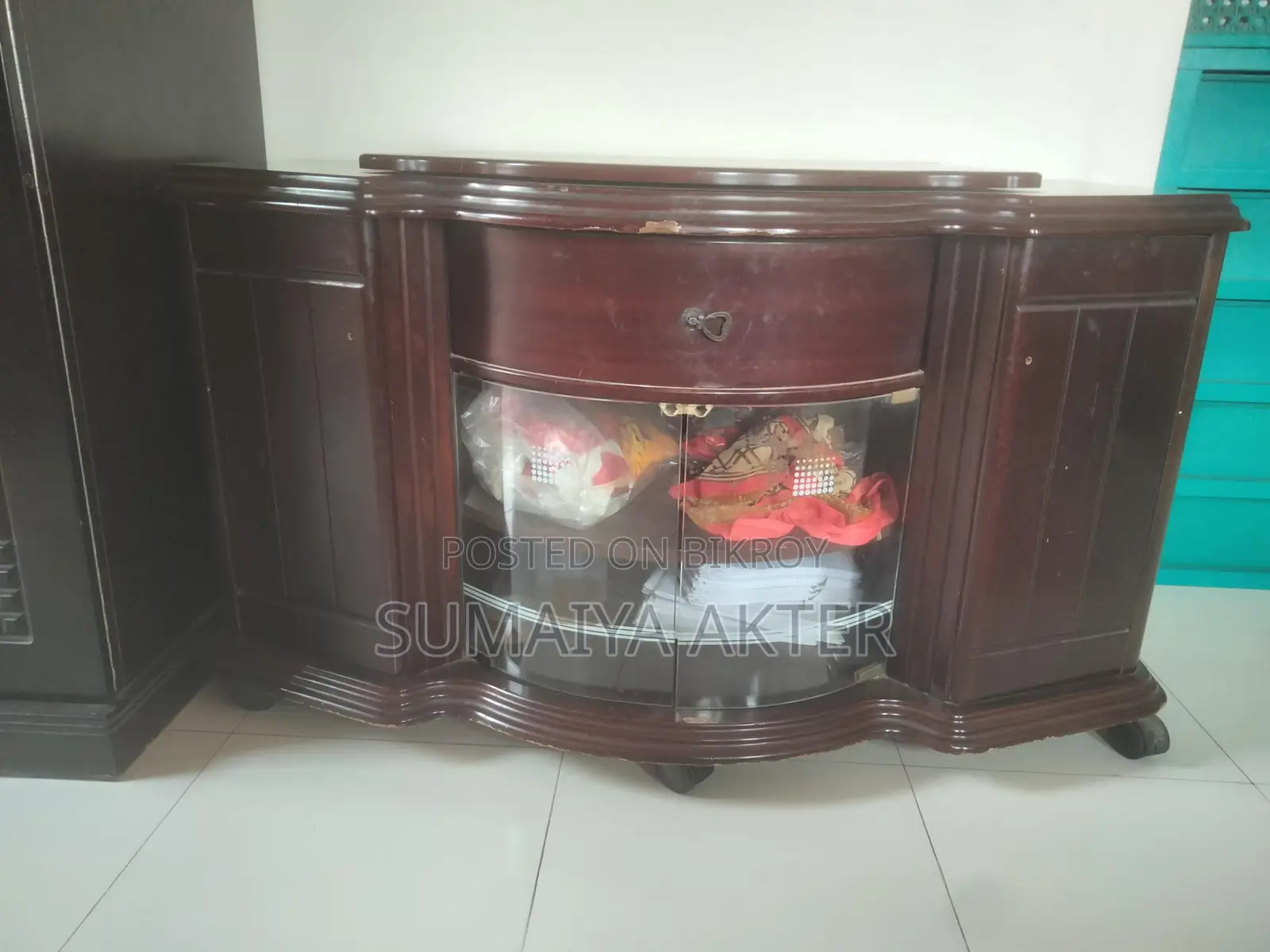 Rattan Sofa and TV Cabinet