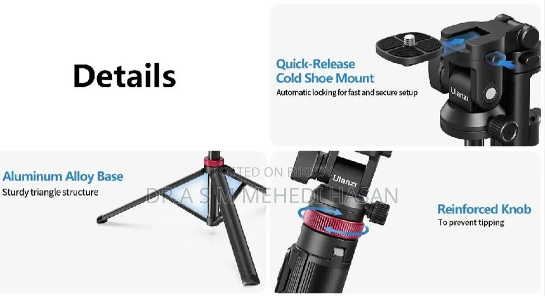 Ulazi Mt 78 Tripod, Brand New.