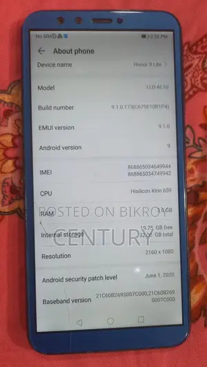 Huawei Honor 9 lite (Used)