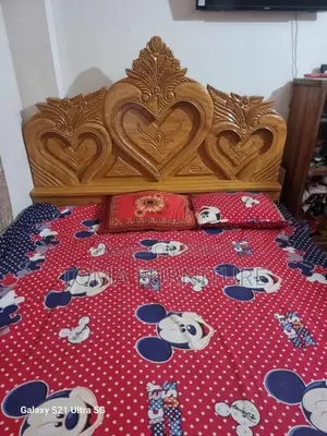Akashmoni Wood Semi-Box Bed
