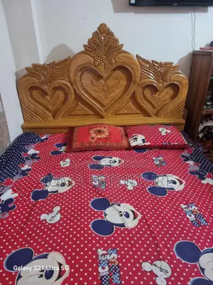 Akashmoni Wood Semi-Box Bed
