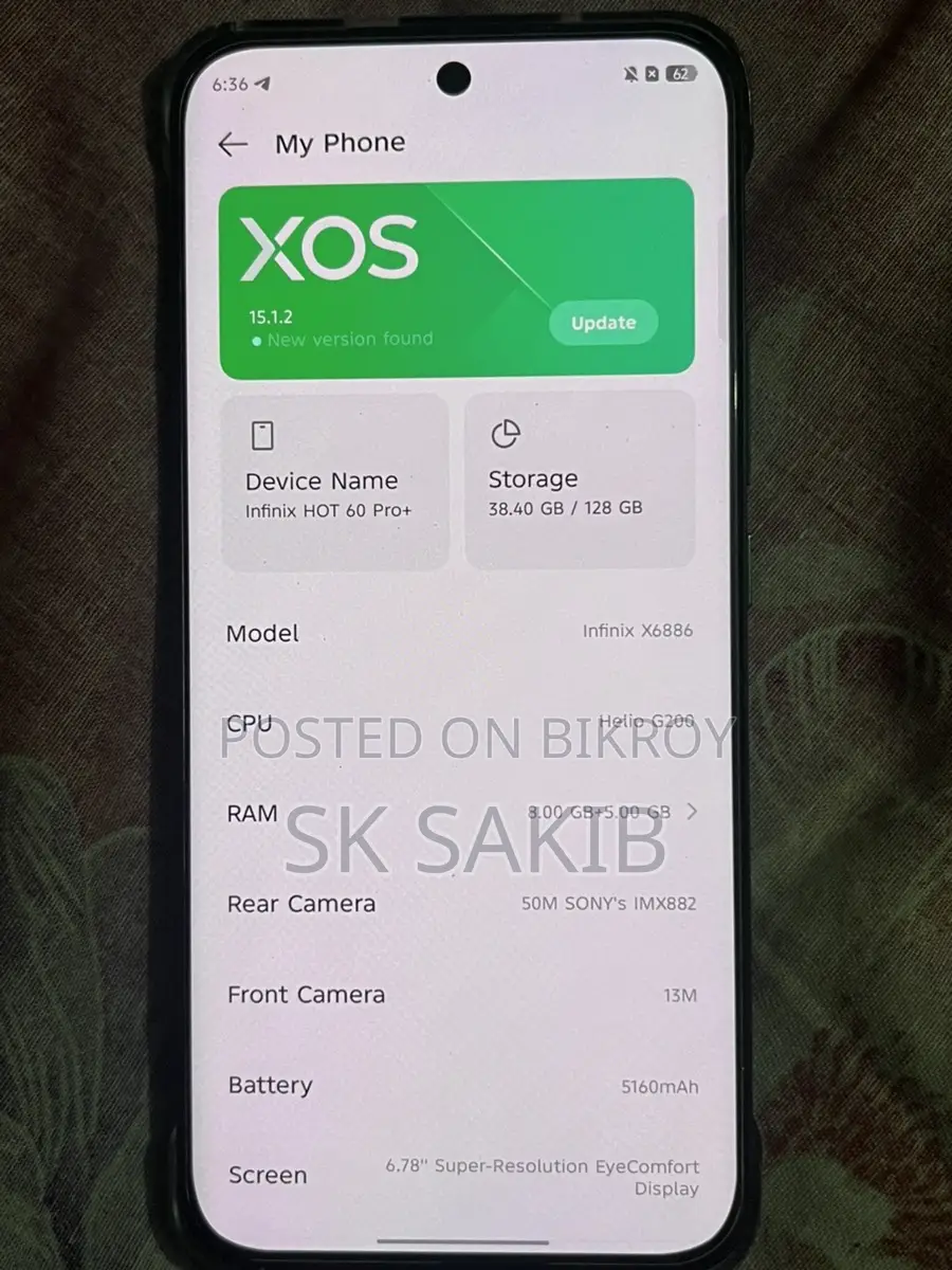 Infinix Hot 60 Pro Plus (Used)