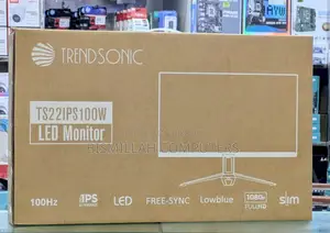 Trendsonic 21.5" Full HD IPS Monitor – 100Hz, Slim Design