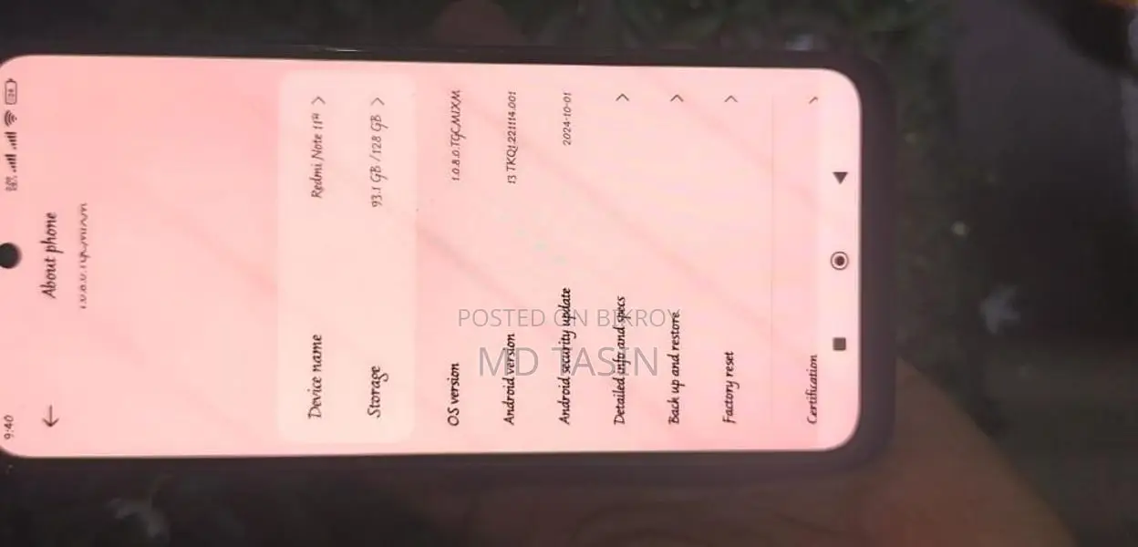 Xiaomi Redmi Note 11 . (Used)