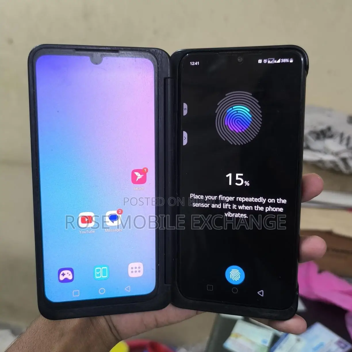 LG G8X dual screen 128gb (Used)