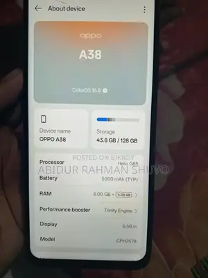 OPPO A38 . (Used)