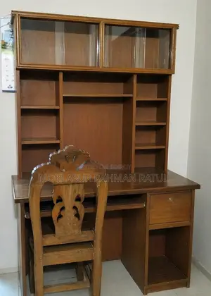 Study Table With Huge Shelf