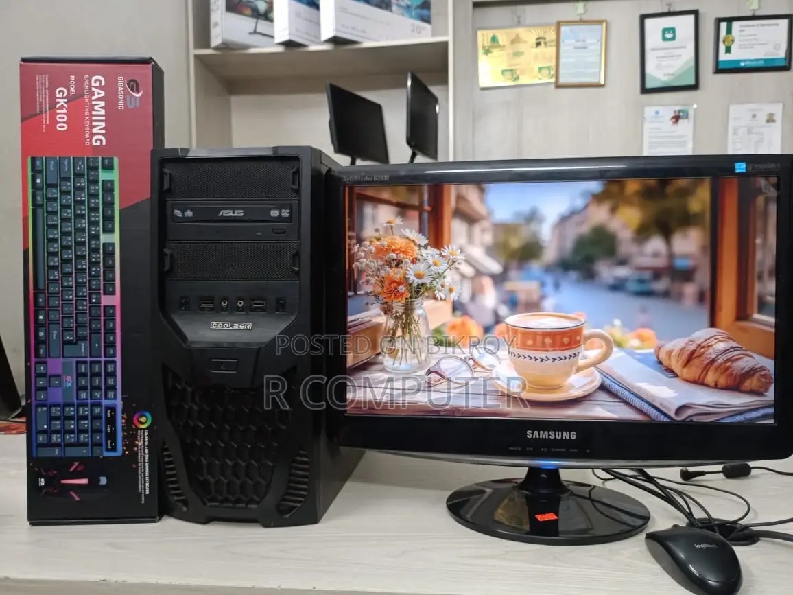 Full Computer Set - Core i3 (4th Gen) SSD 120GB + RAM 4GB + 20" Monitor + Mouse